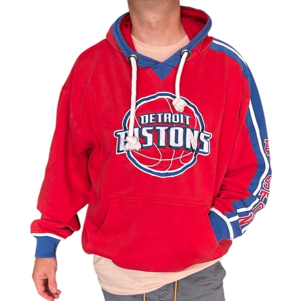 Detroit Pistons Red Hoodie